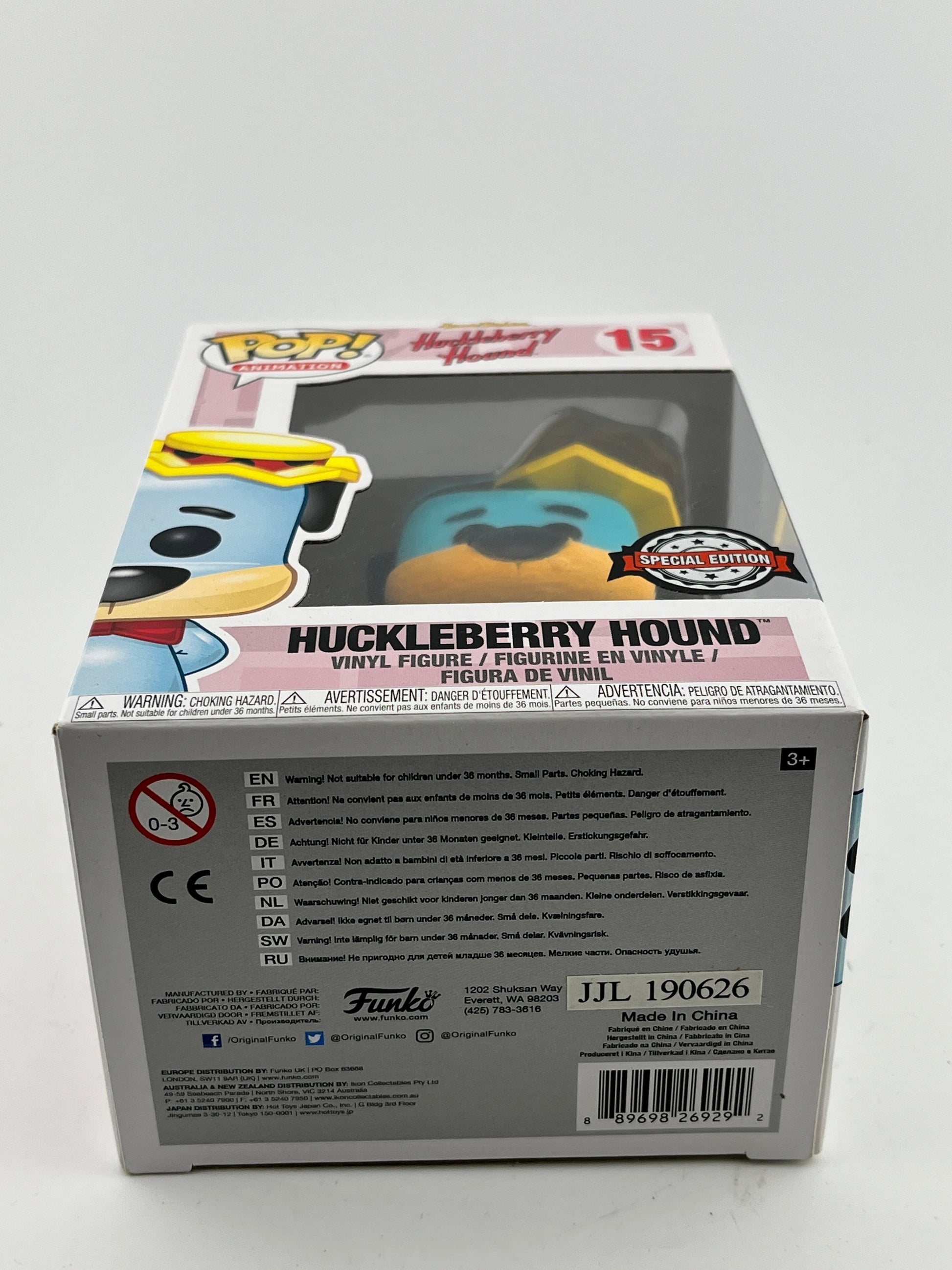 Funko POP! Animation Warner Bros. - Huckleberry Hound #15 - Flocked - Vinyl Collectable FRENLY BRICKS - Open 7 Days