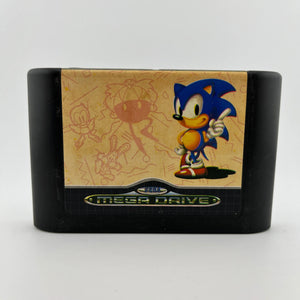 Sonic the Hedgehog 1991 Sega Mega Drive - Instructions + Case - untested FRENLY BRICKS - Open 7 Days