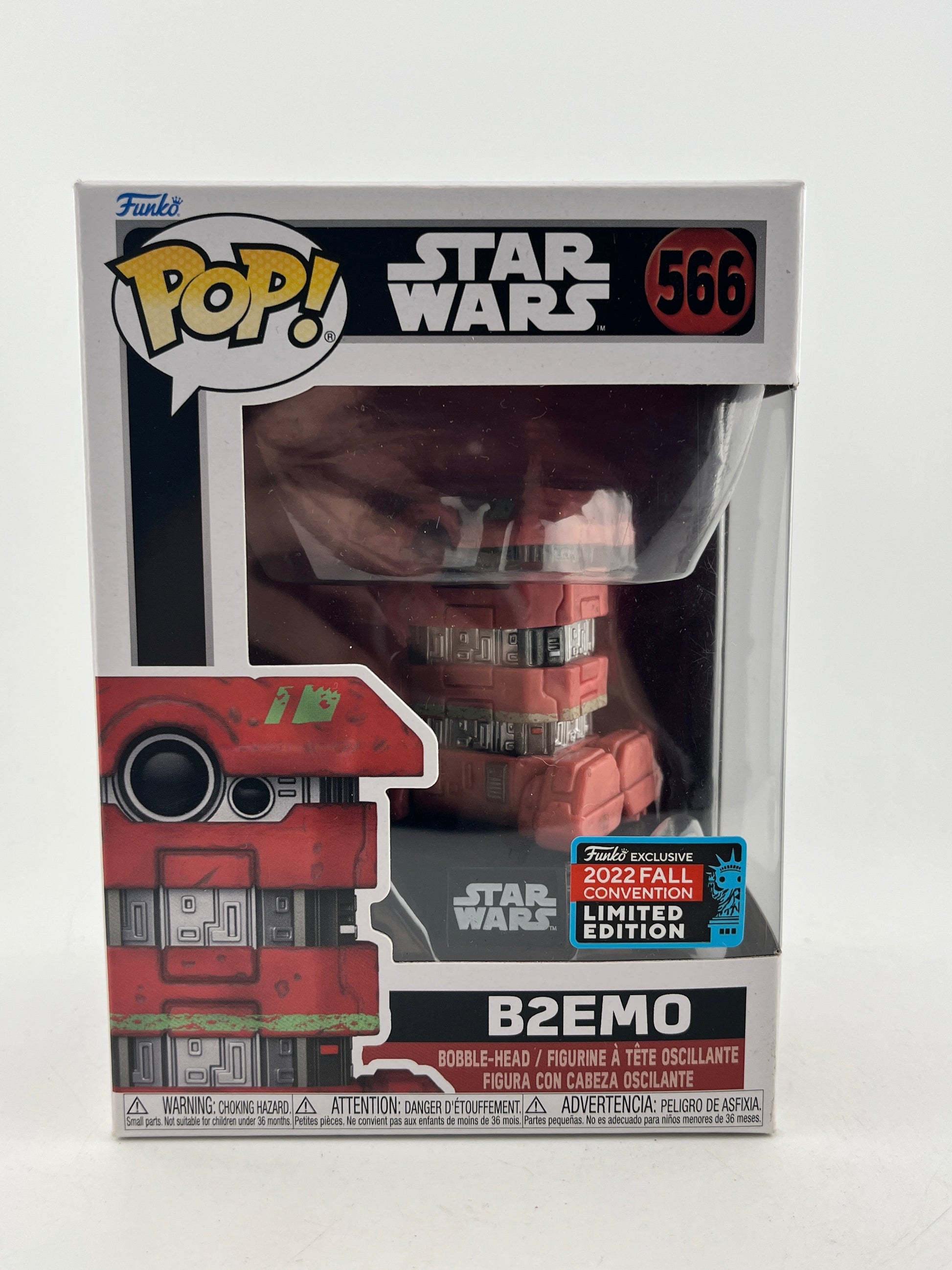 Funko POP! Star Wars Andor - B2EMO #566 - 2022 Fall Limited Edition FRENLY BRICKS - Open 7 Days
