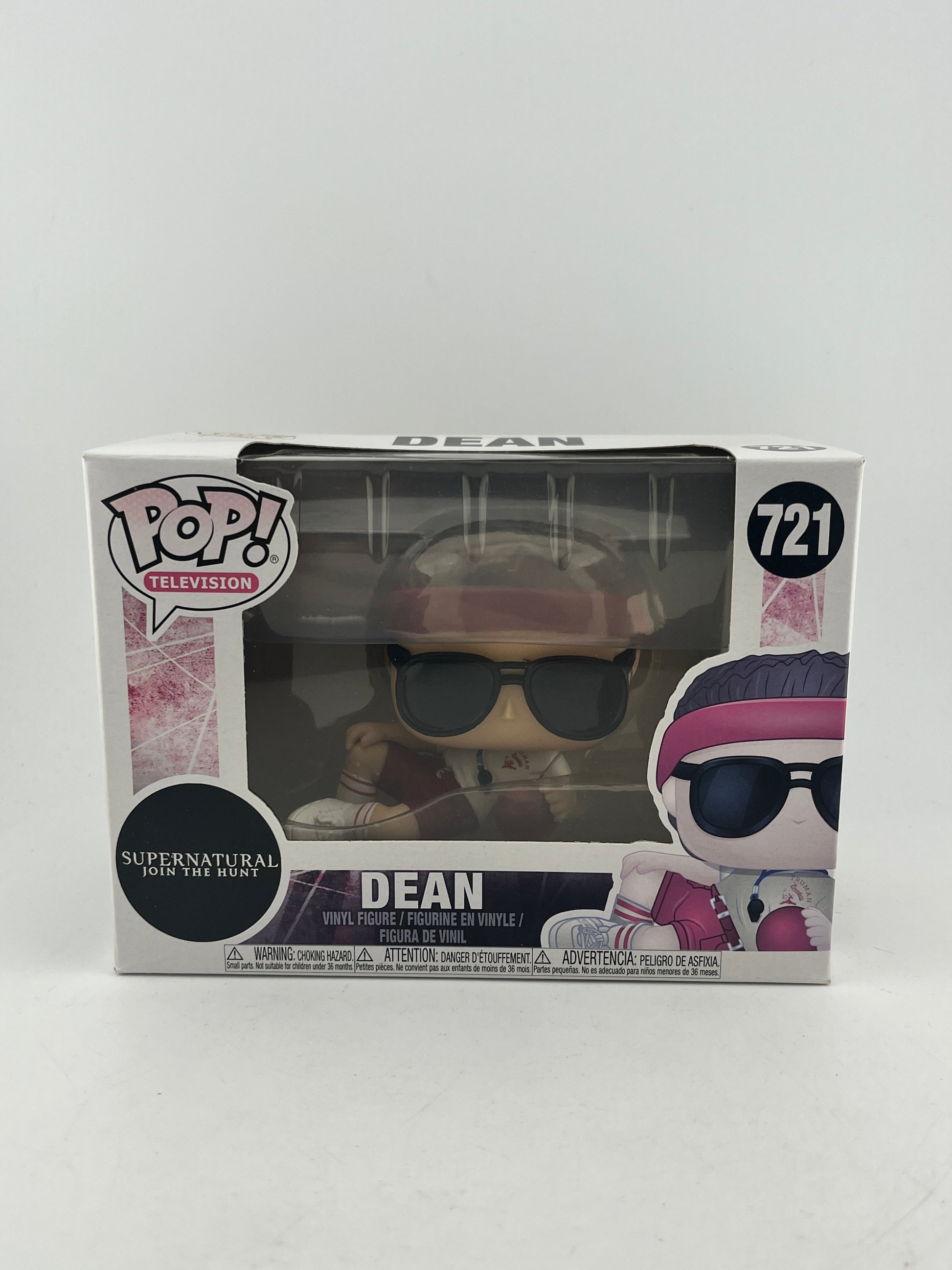 Funko POP! Television Supernatural Join The Hunt - Dean #721 - Sun Faded Front FRENLY BRICKS - Open 7 Days