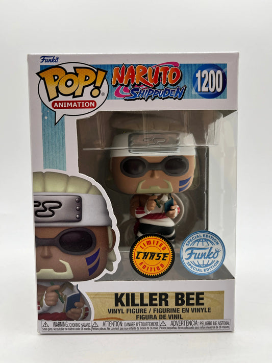 Funko POP! Animation Naruto Shippuden Killer Bee #1200 - Limited Edition Chase FRENLY BRICKS - Open 7 Days