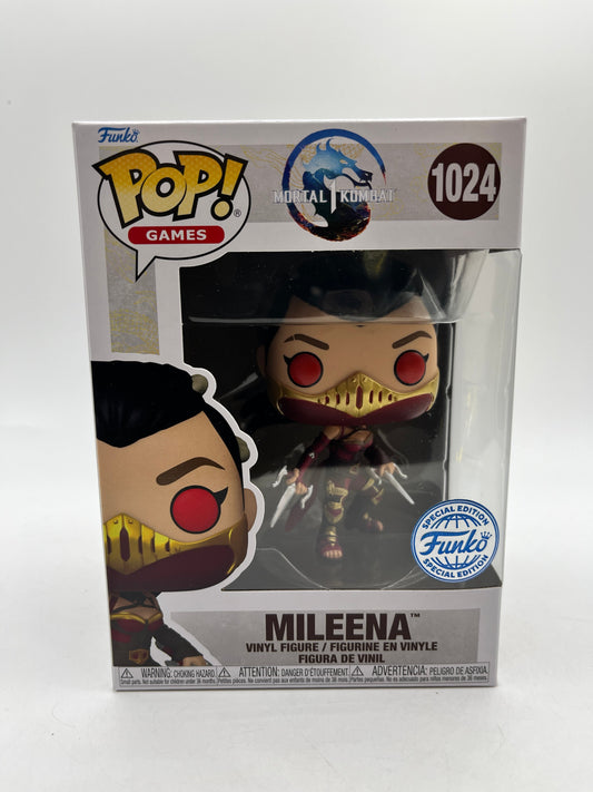 Funko POP! Games Mortal Kombat 1 - Mileena #1024 - Special Edition FRENLY BRICKS - Open 7 Days