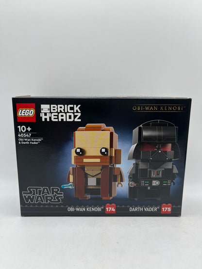 LEGO BRICKHEADZ: Obi-Wan Kenobi & Darth Vader (40547) FRENLY BRICKS - Open 7 Days