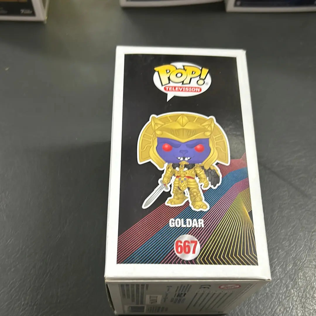 Funko POP! Television Power Rangers Goldar #667 25th Anniversary￼ FRENLY BRICKS - Open 7 Days