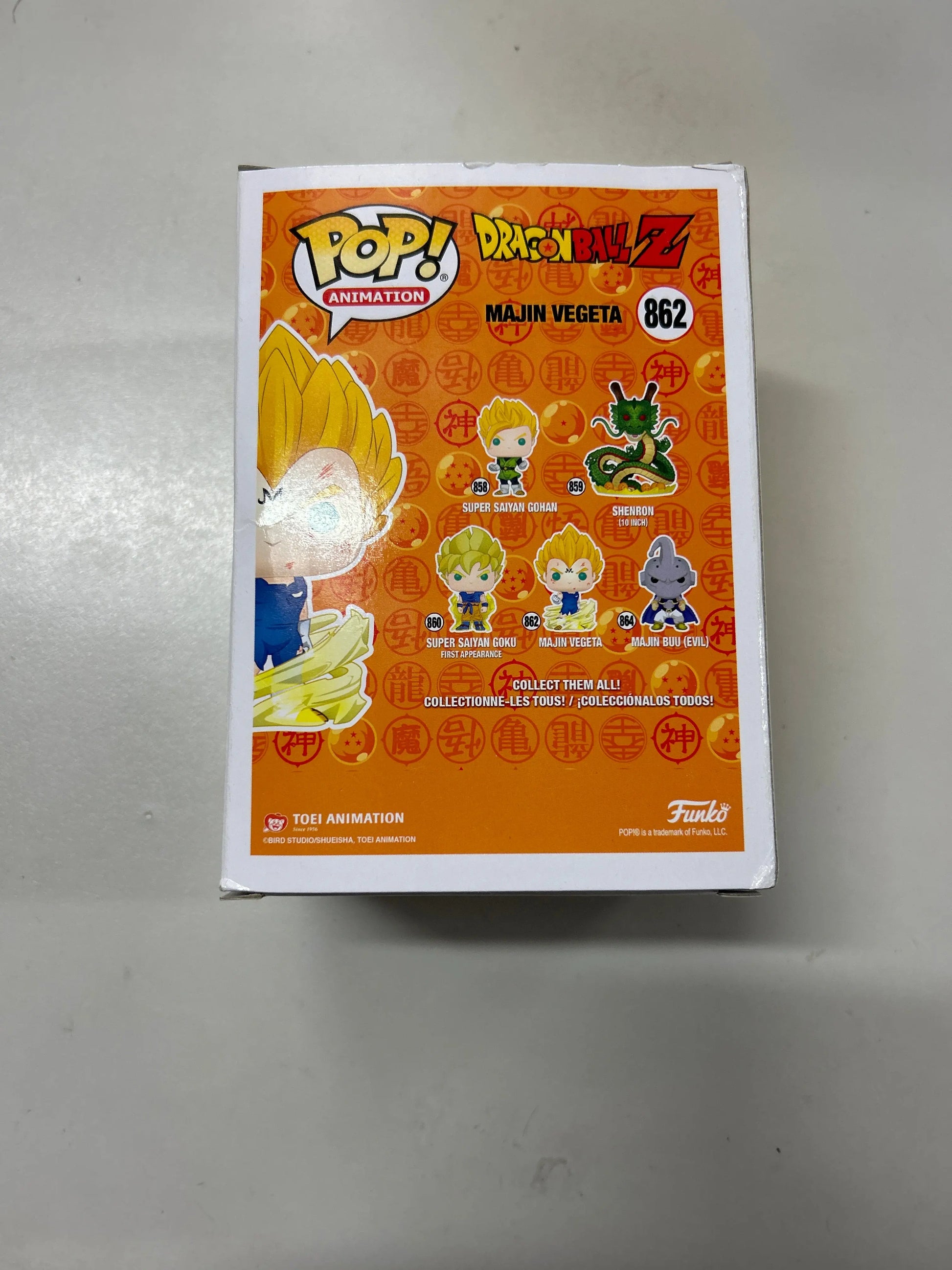 Pop Vinyl #862 Dragon Ball Z Majin Vegeta FRENLY BRICKS - Open 7 Days