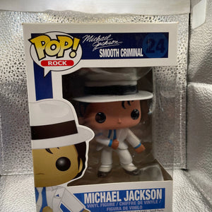 Michael Jackson Smooth Criminal Funko Pop Figure 24 Good Condition + Free Protector FRENLY BRICKS - Open 7 Days