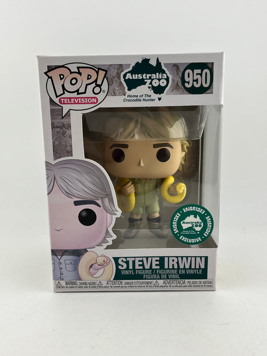 Funko POP! Television Australia Zoo - Steve Irwin #950 - Australia Zoo Exclusive FRENLY BRICKS - Open 7 Days
