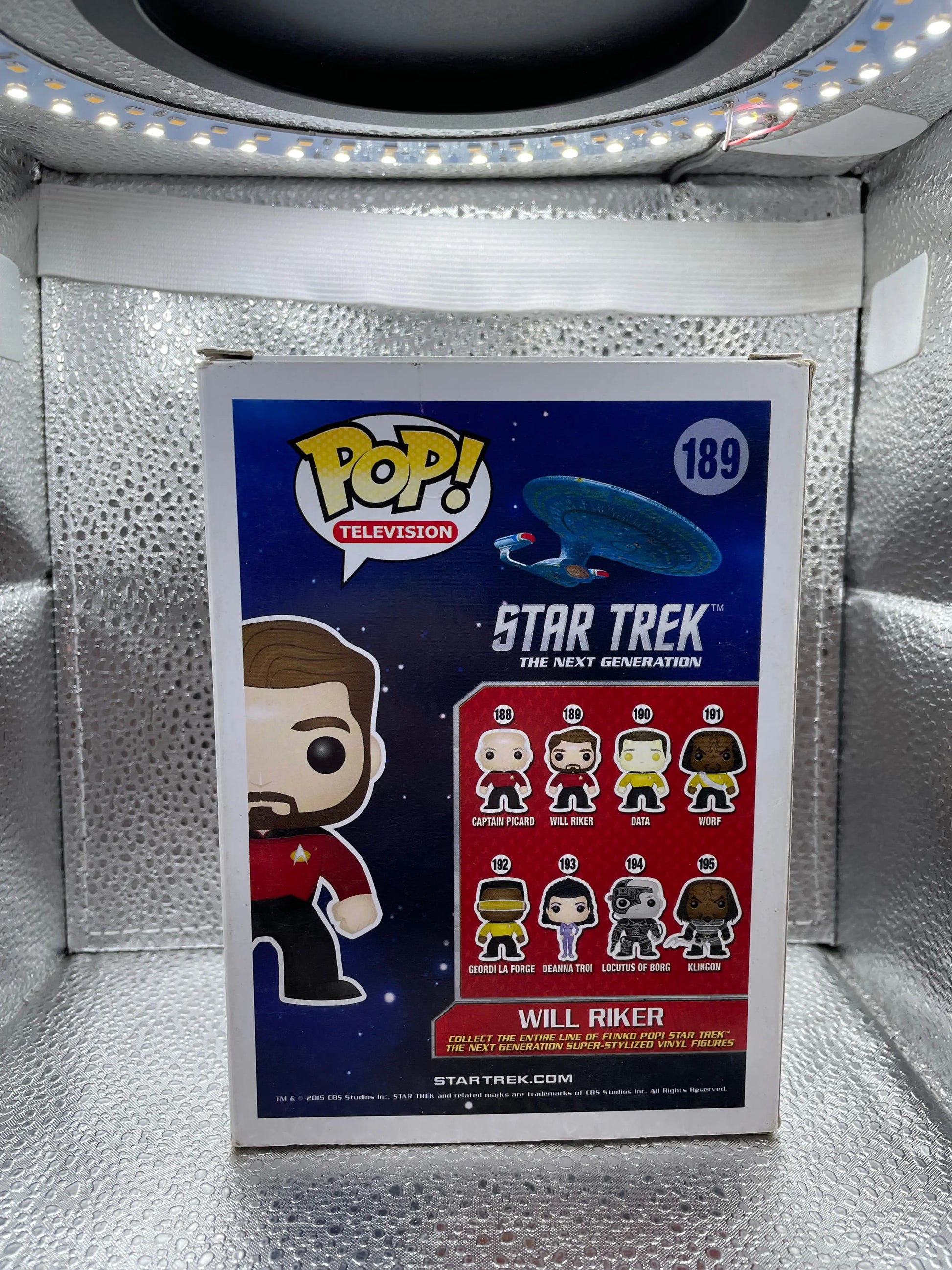 Funko Pop! Star Trek Will Riker #189 Vaulted Vinyl Damaged Box FRENLY BRICKS - Open 7 Days