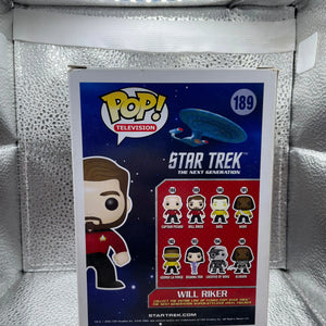 Funko Pop! Star Trek Will Riker #189 Vaulted Vinyl Damaged Box FRENLY BRICKS - Open 7 Days