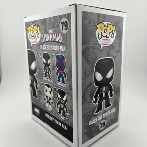 Funko POP! Marvel Spider-Man Black Suit Spider-Man #79 - Vinyl Collectable FRENLY BRICKS - Open 7 Days
