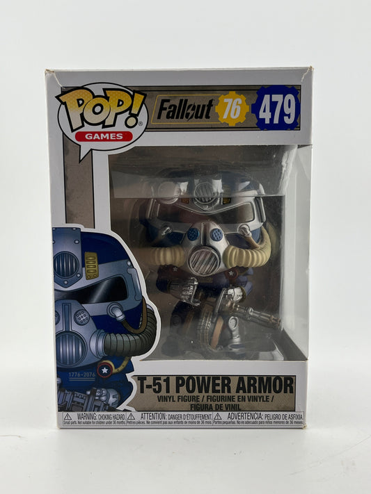 Funko POP! Games Fallout 76 - T-51 Power Armor #479 - Vinyl Collectable FRENLY BRICKS - Open 7 Days