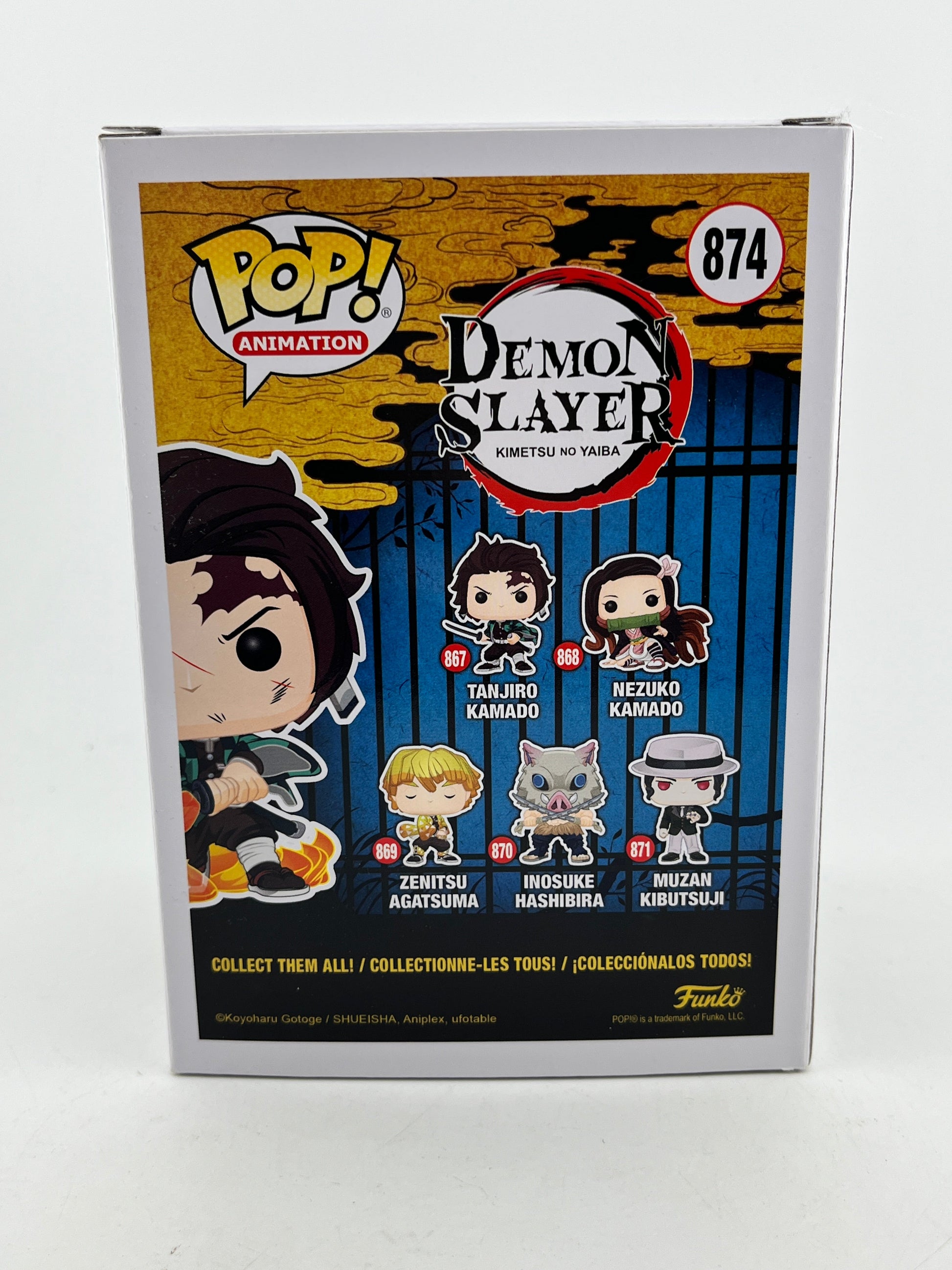 Funko POP! Animation Demon Slayer - Tanjiro Kamado #874 - Glow Chase Special Edition FRENLY BRICKS - Open 7 Days