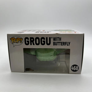 Funko POP! Star Wars The Mandalorian Grogu With Butterfly #468 FRENLY BRICKS - Open 7 Days