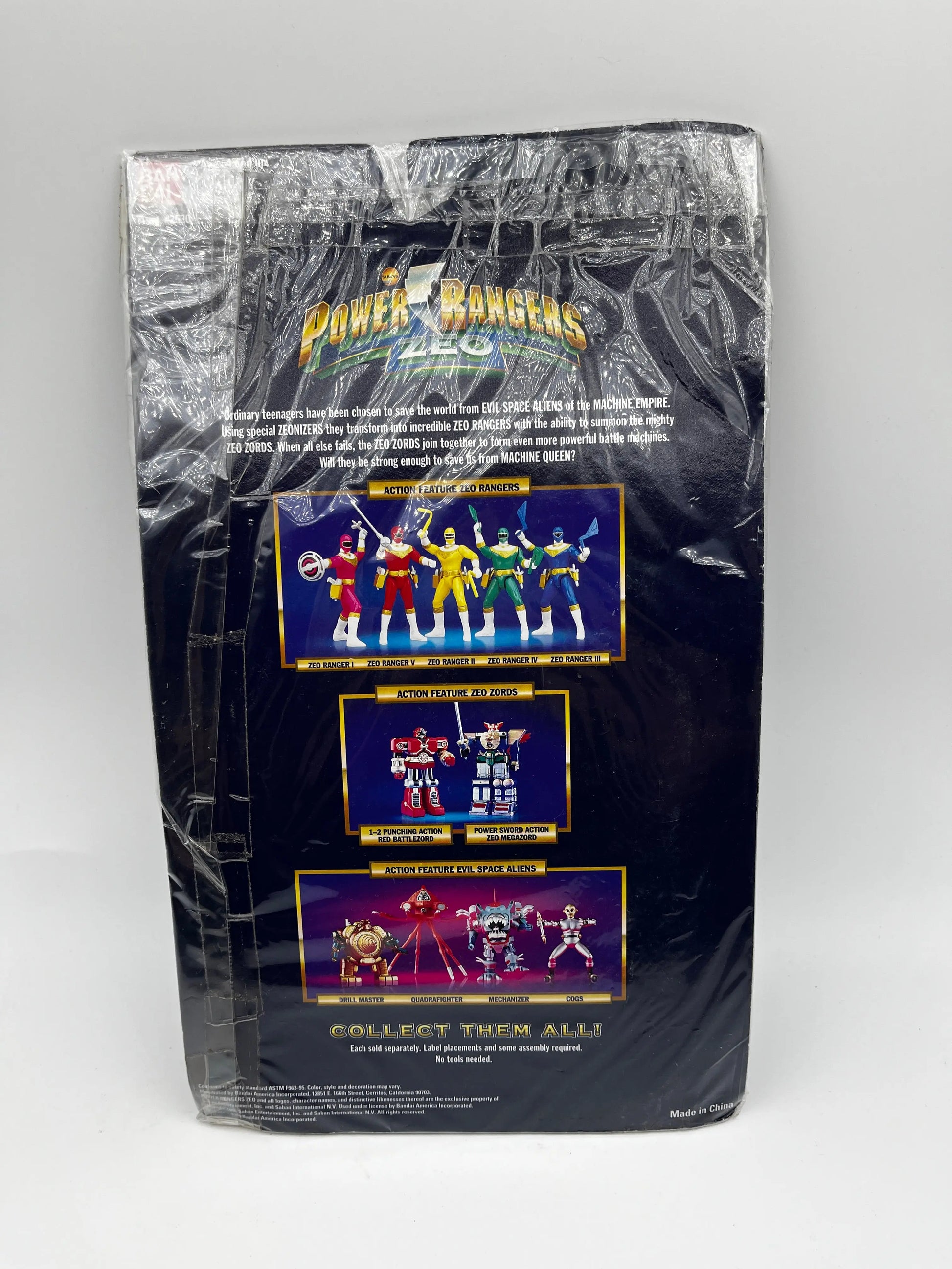 Bandai Power Rangers Zeo Ranger II Action Figure 1996 FRENLY BRICKS - Open 7 Days