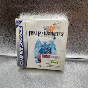 Final Fantasy Tactics Advance Nintendo BOX & MANUALS ONLY NO GAME INCLUDED FRENLY BRICKS - Open 7 Days