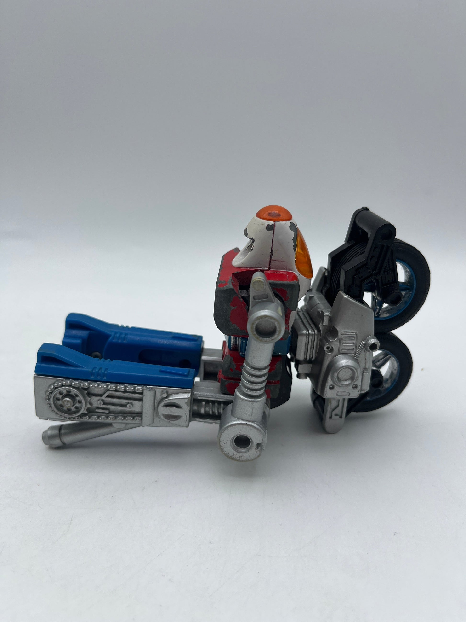 Vintage 1980s GoBots 3" Cy-Kill Red Blue Bike Figure Tonka Bandai Complete MR-01 FRENLY BRICKS - Open 7 Days