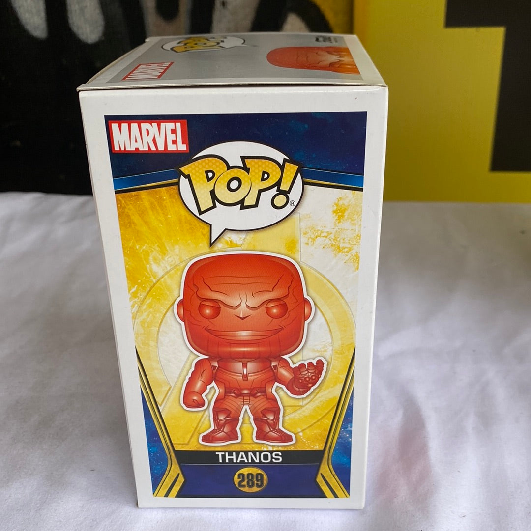 Funko POP! Thanos #289 RED CHROME FRENLY BRICKS - Open 7 Days