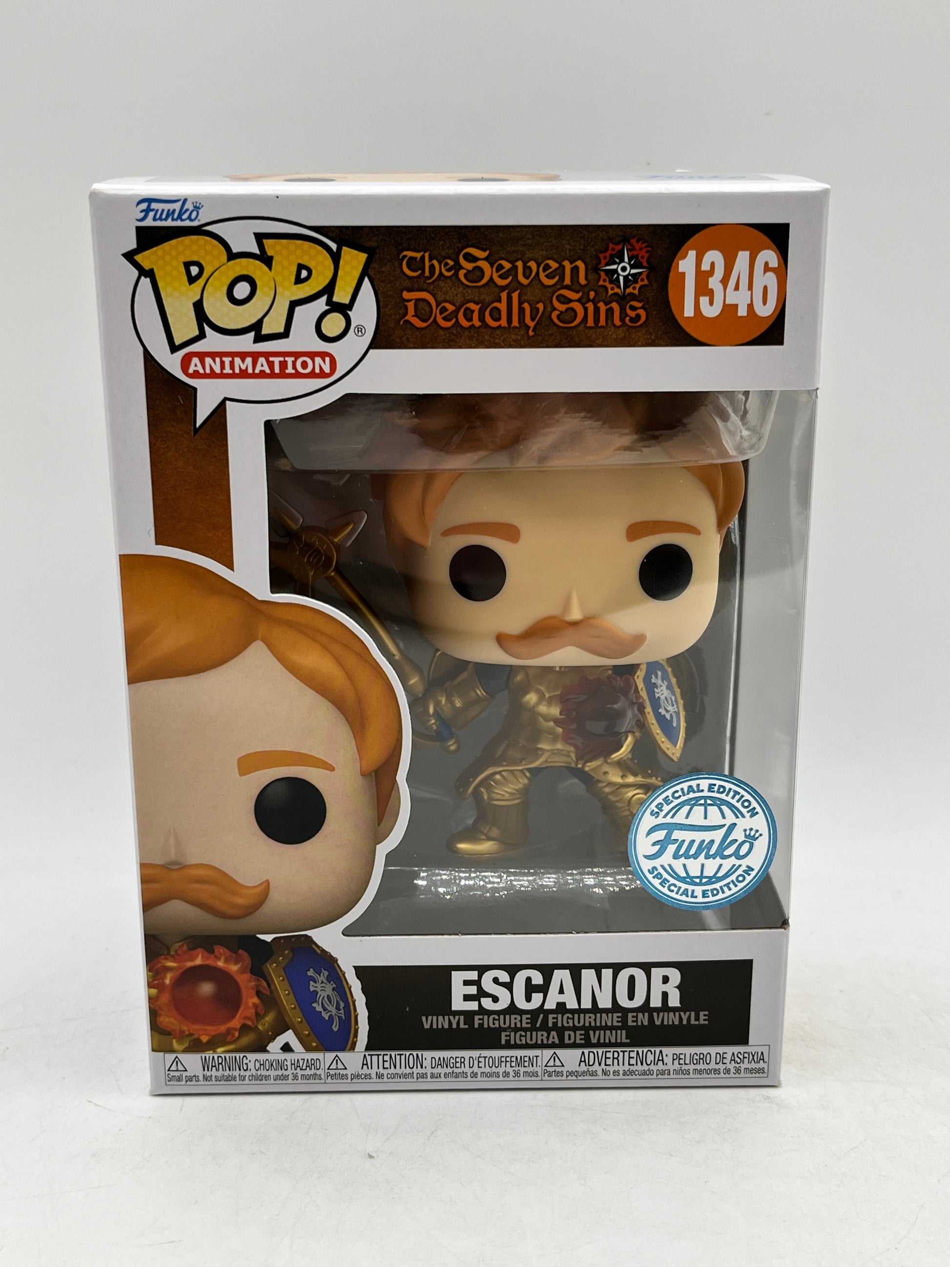 Funko POP! Animation The Seven Deadly Sins - Escanor #1346 - Special Edition FRENLY BRICKS - Open 7 Days