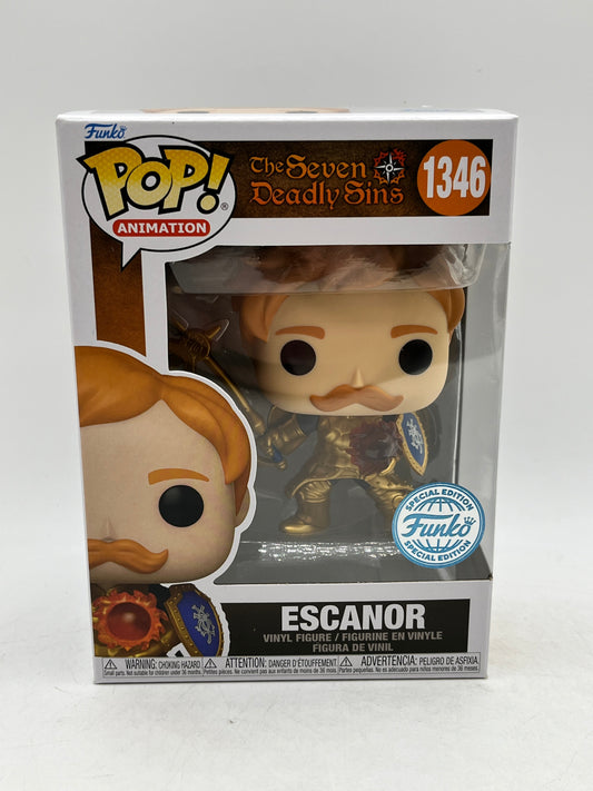 Funko POP! Animation The Seven Deadly Sins - Escanor #1346 - Special Edition FRENLY BRICKS - Open 7 Days