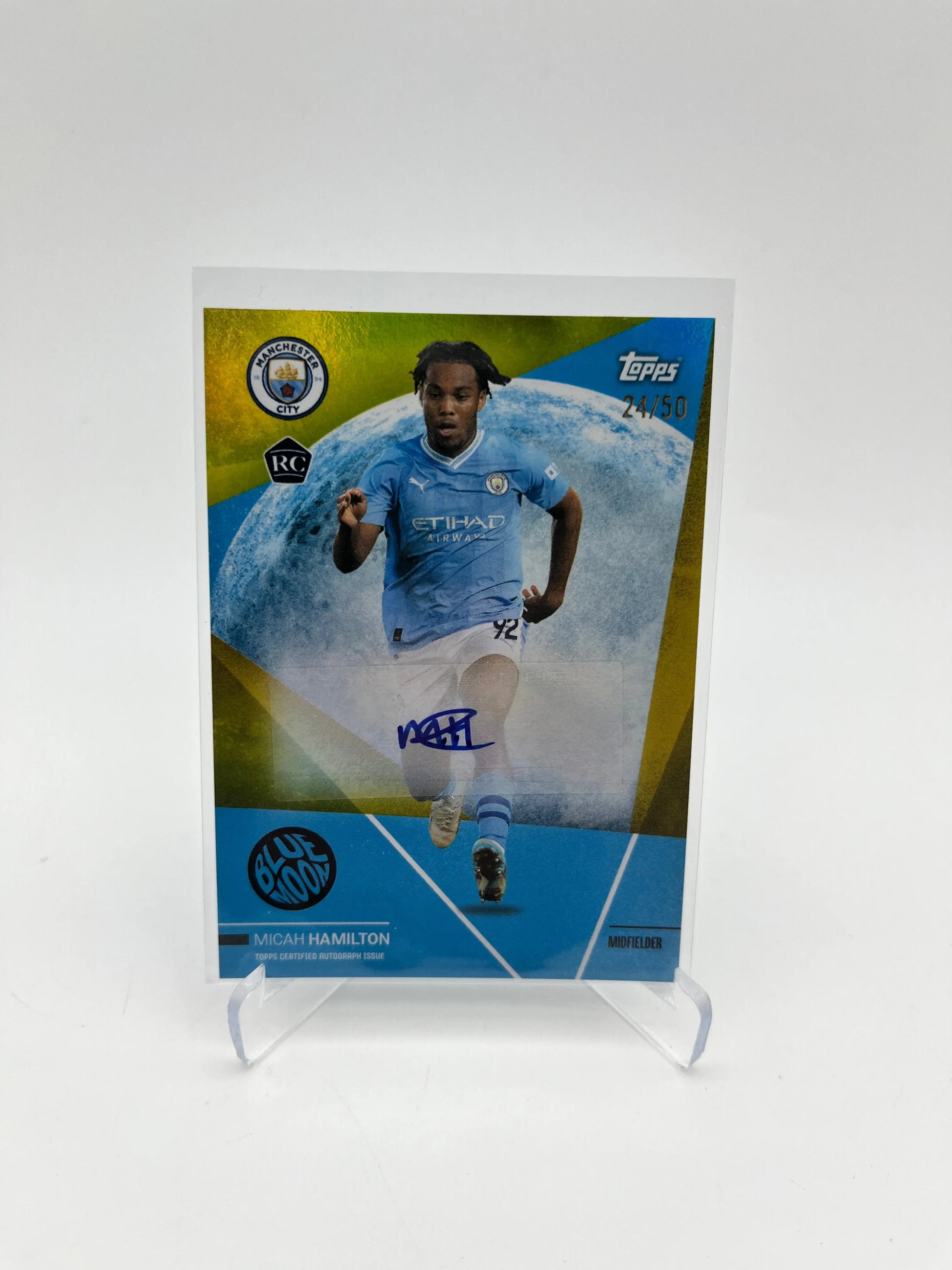 Soccer English Premier League Lot 2x Autos/Low Numbered/ FRENLY BRICKS - Open 7 Days