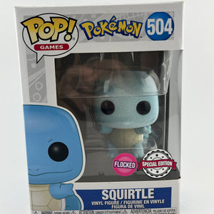 Funko POP! Games Pokémon - Squirtle #504 - Flocked Special Edition FRENLY BRICKS - Open 7 Days