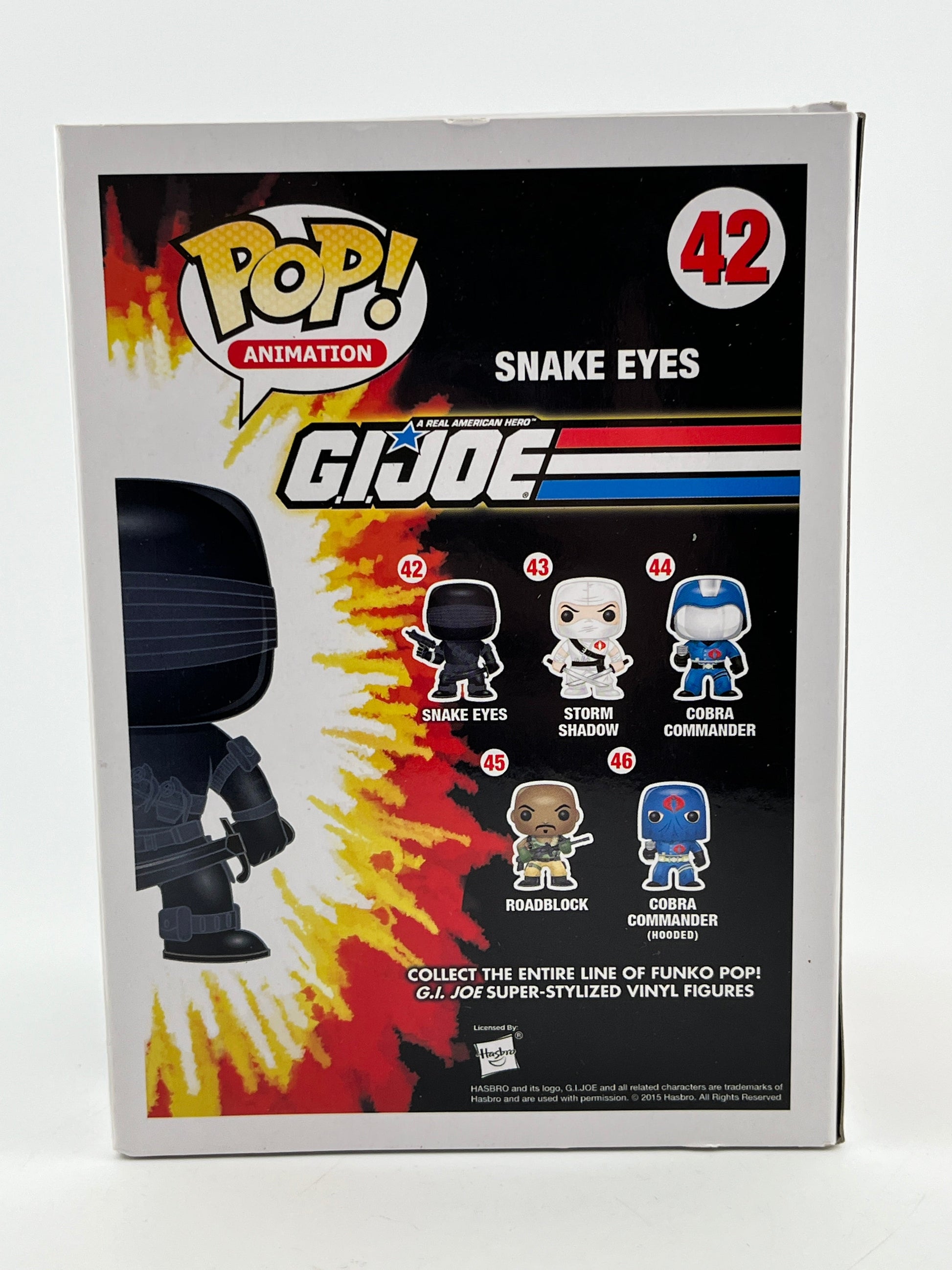 Funko POP! Animation G.I.Joe - Snake Eyes #42 - Vinyl Collectable FRENLY BRICKS - Open 7 Days