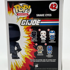 Funko POP! Animation G.I.Joe - Snake Eyes #42 - Vinyl Collectable FRENLY BRICKS - Open 7 Days