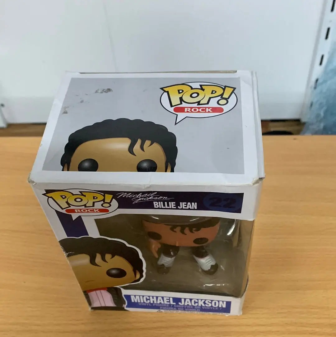 Funko Pop Rock Michael Jackson Billie Jean RARE AUTHENTIC Common 22  Vaulted FRENLY BRICKS - Open 7 Days