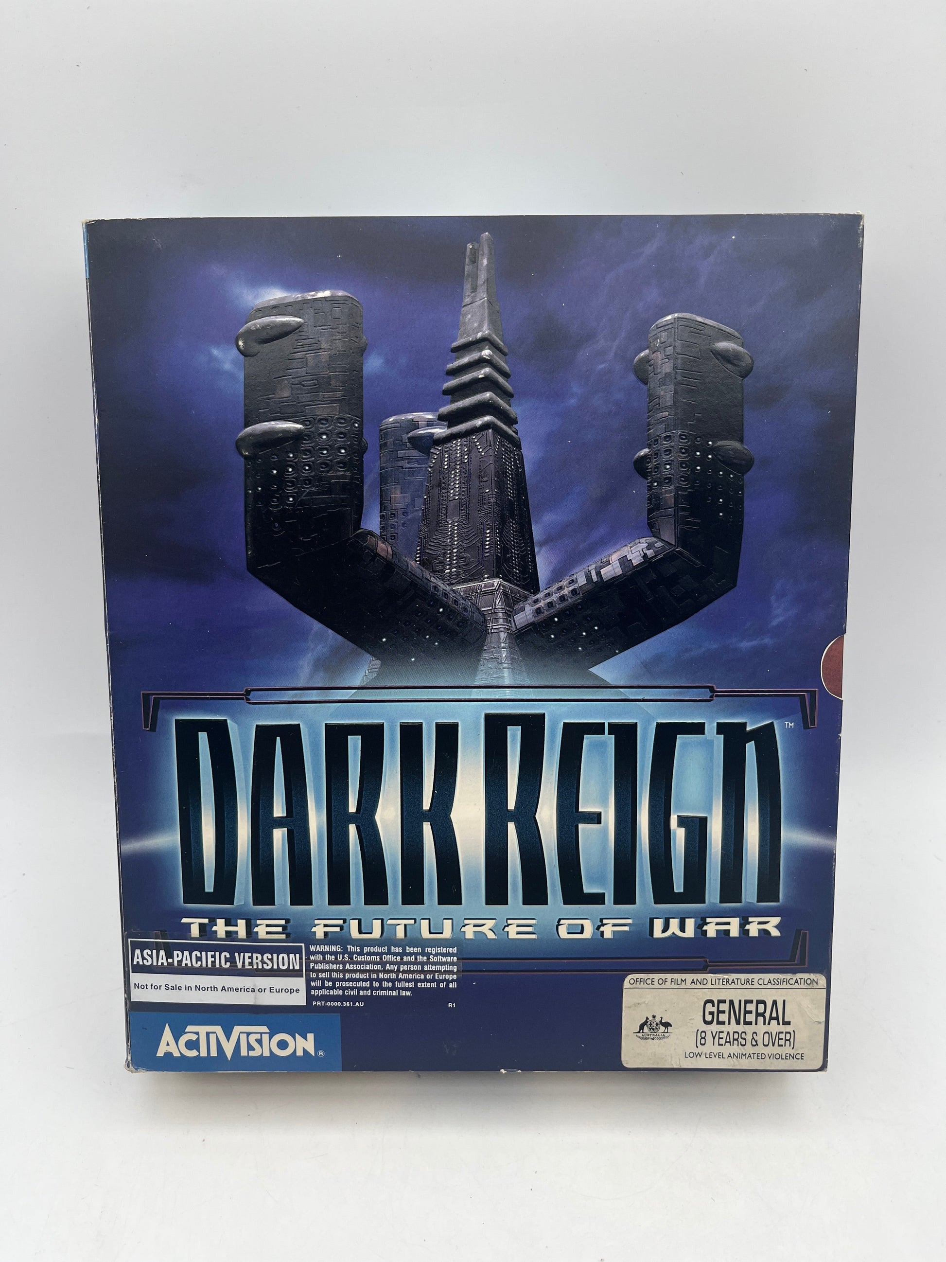 Dark Reign The Future Of War Big Box PC Game 1997 Activision +combinedshipping FRENLY BRICKS - Open 7 Days