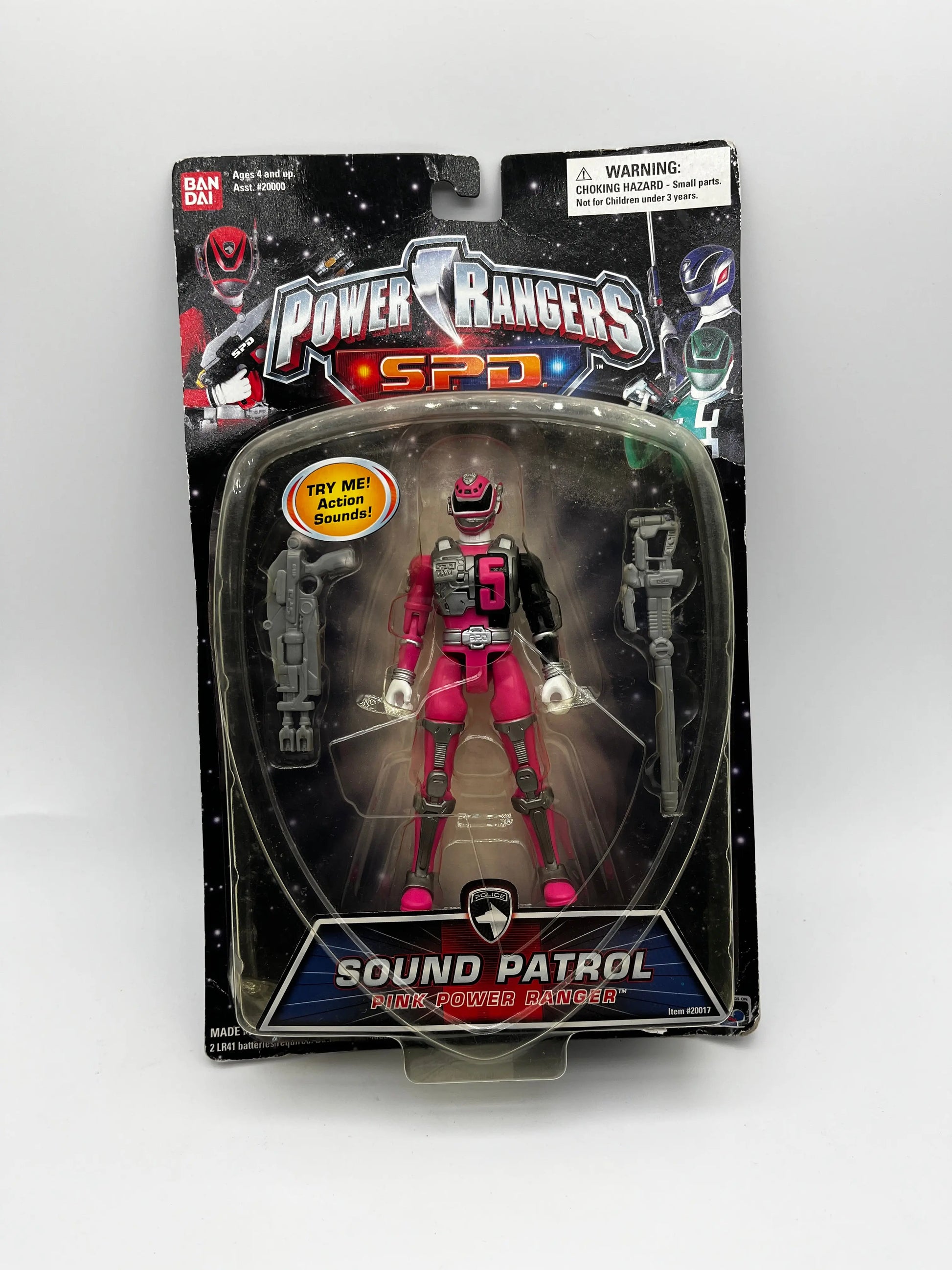 Power Rangers SPD Light Patrol PINK 5" Ranger New Factory Sealed 2004 FRENLY BRICKS - Open 7 Days