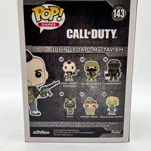 Funko POP! Games - Call Of Duty - John “Soap” McTavish #143 - Vinyl Collectable