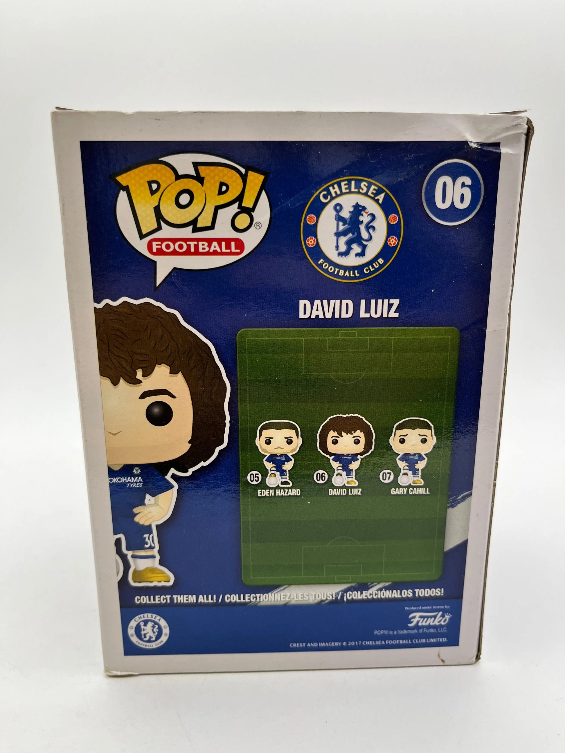 Funko POP! Football Chelsea David Luiz #06 - Vinyl Collectable FRENLY BRICKS - Open 7 Days