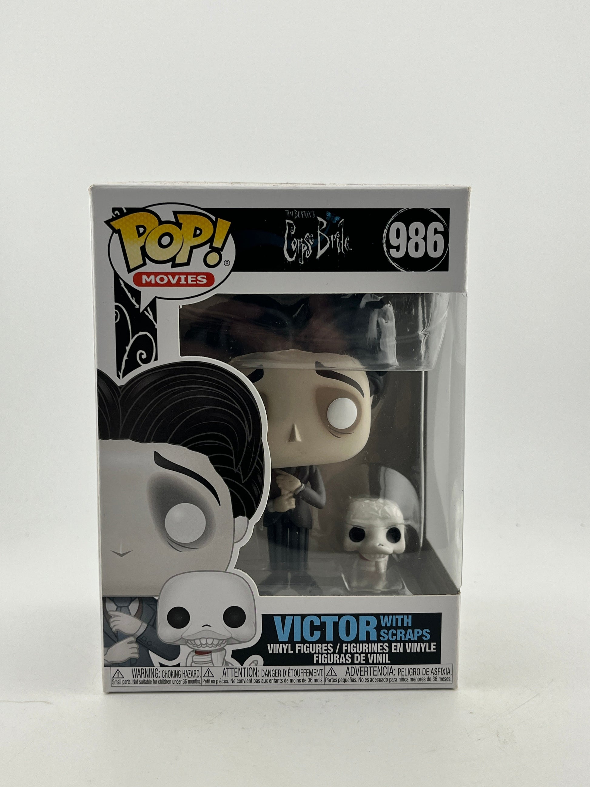 Funko POP! Movies Corpse Bride - Victor With Scraps #986 - Vinyl Collectable FRENLY BRICKS - Open 7 Days