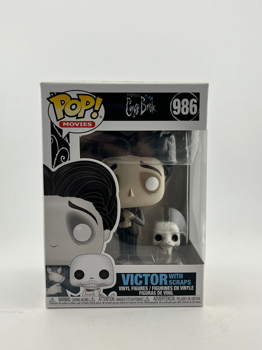 Funko POP! Movies Corpse Bride - Victor With Scraps #986 - Vinyl Collectable FRENLY BRICKS - Open 7 Days