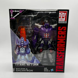 Transformers Titans Return Voyager Class Nucleon & Galvatron FRENLY BRICKS - Open 7 Days