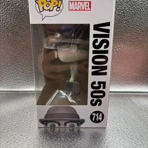 Funko Pop Vinyl #714 Marvel Vision 50s FRENLY BRICKS - Open 7 Days