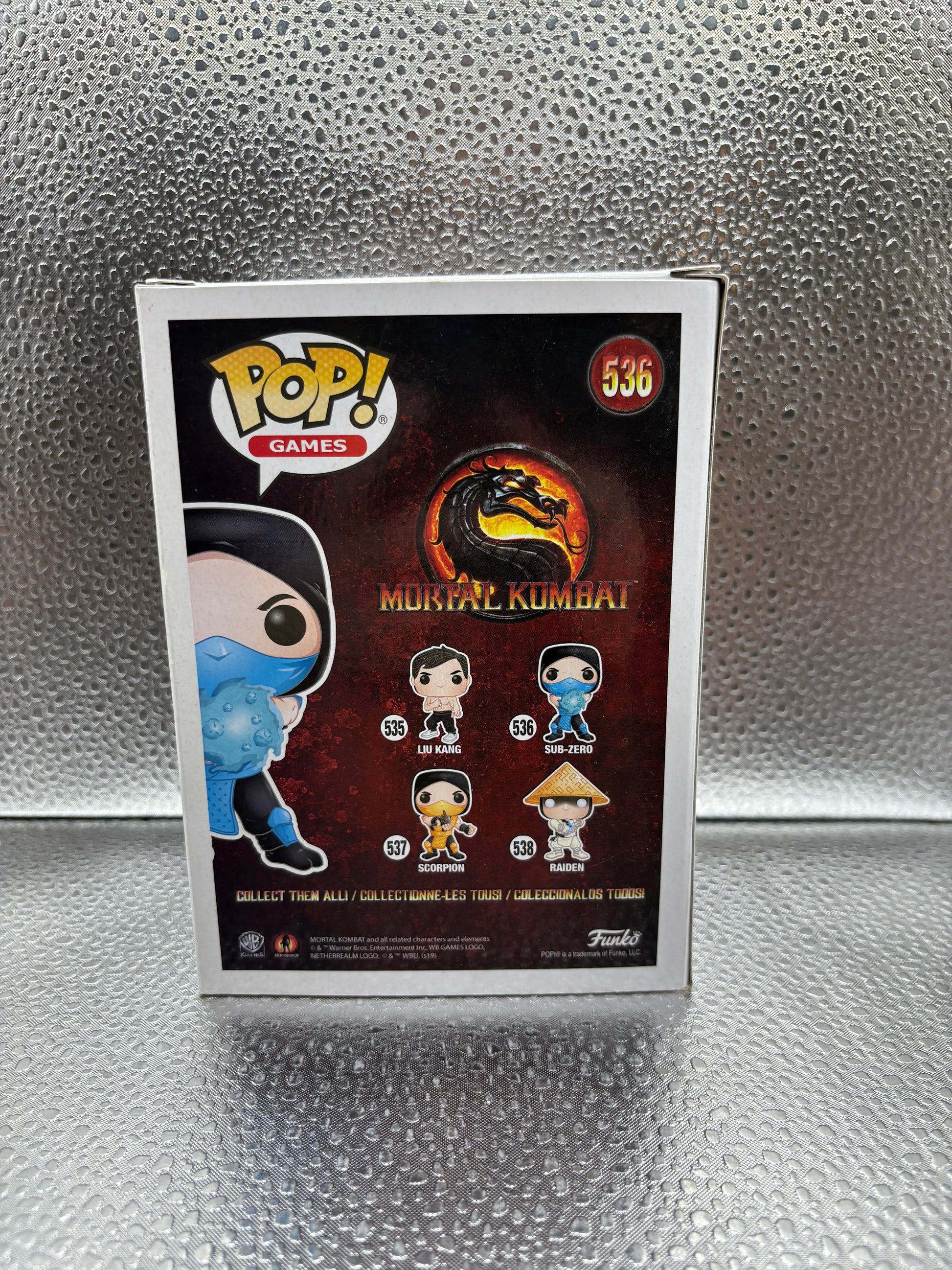 Funko Pop #536 Games Mortal Kombat Sub-Zero FRENLY BRICKS - Open 7 Days