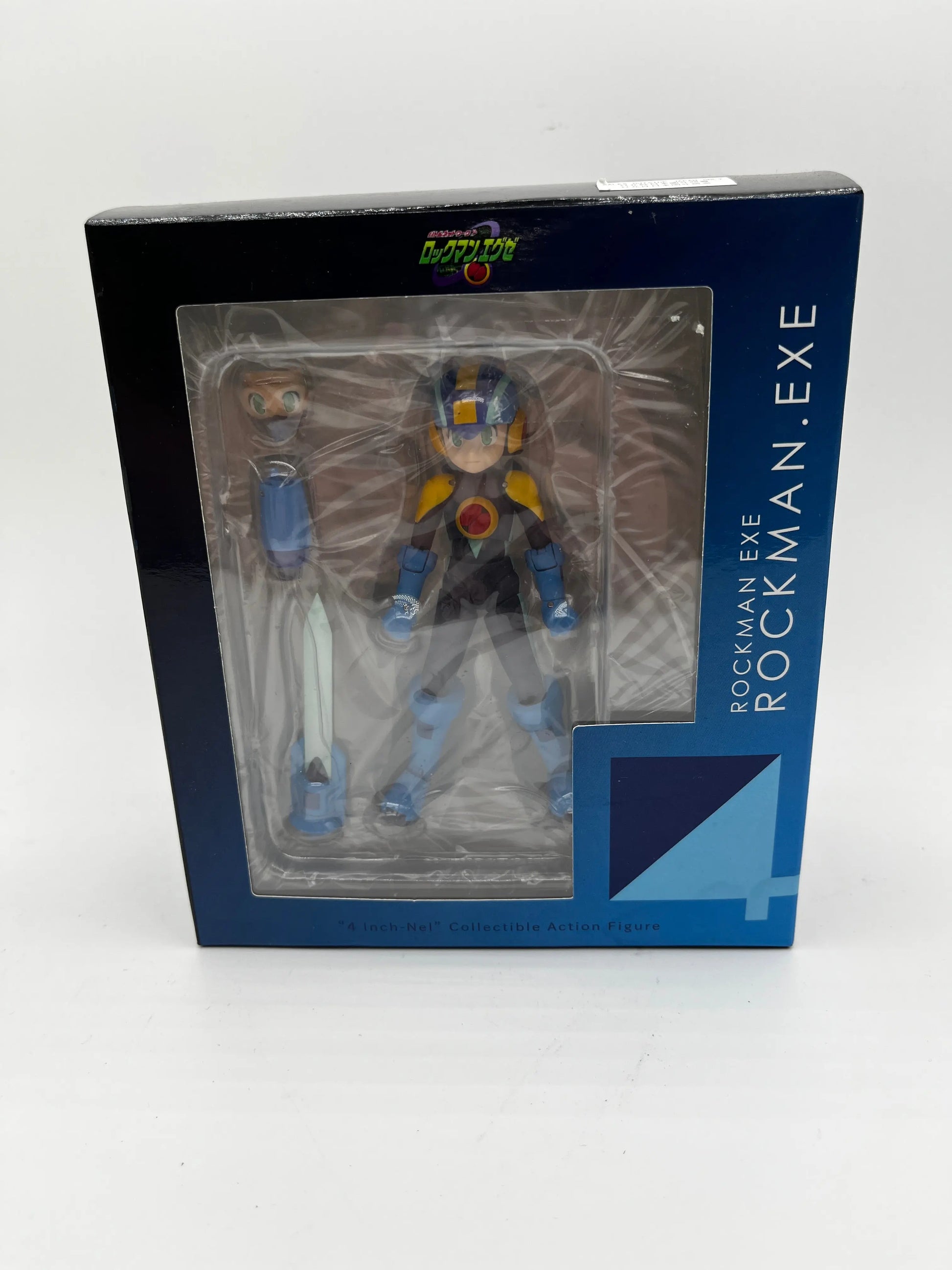 Almost unused Rockman Exe Mega Man Sentinel 4Inch NelSeries ActionFigure CAPCOM FRENLY BRICKS - Open 7 Days