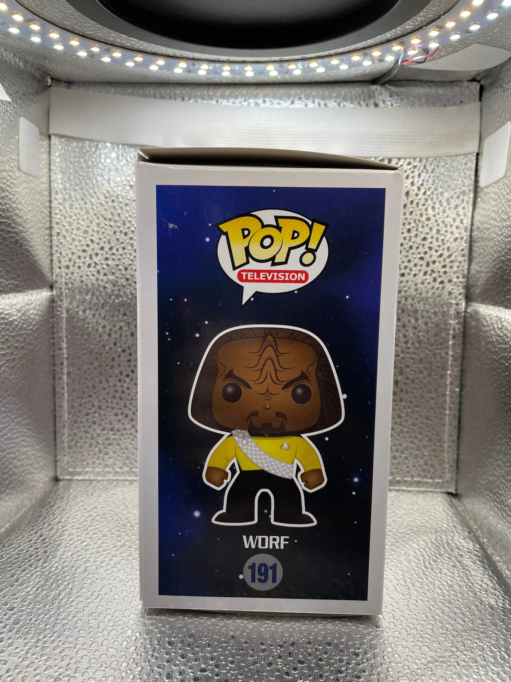 Funko Pop Television Vinyl Worf #191 Star Trek The Next Generation Boxed Worn FRENLY BRICKS - Open 7 Days