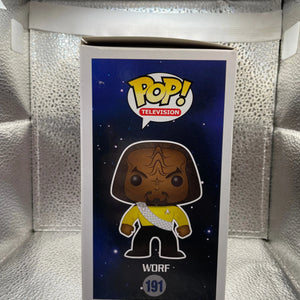 Funko Pop Television Vinyl Worf #191 Star Trek The Next Generation Boxed Worn FRENLY BRICKS - Open 7 Days