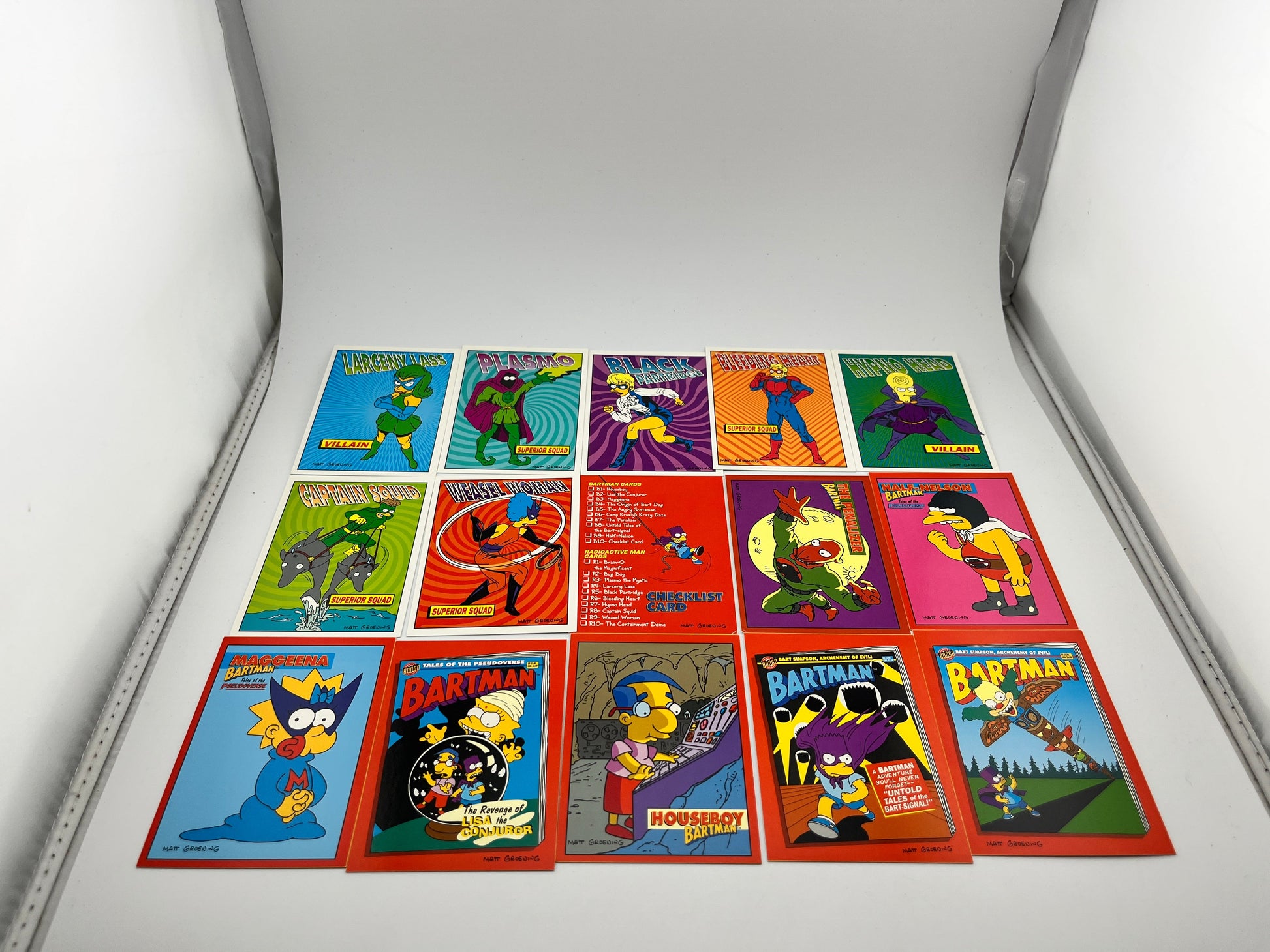 1994 SkyBox The Simpsons "Bongo Comics" Series 2 - Complete 80 Card Set FRENLY BRICKS - Open 7 Days