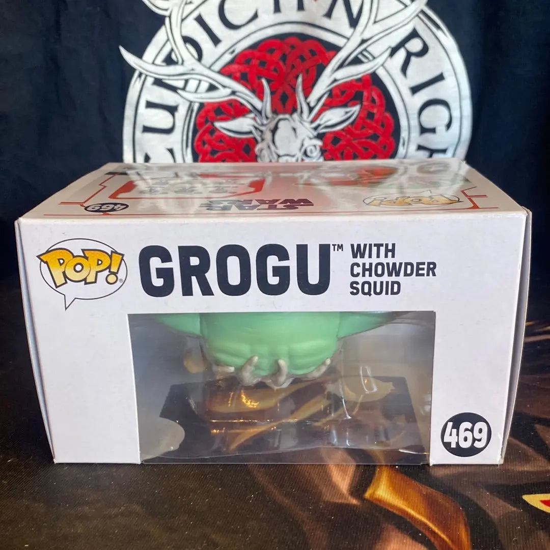 Funko POP! Grogu with chowder squid #469 - FRENLY BRICKS - Open 7 Days