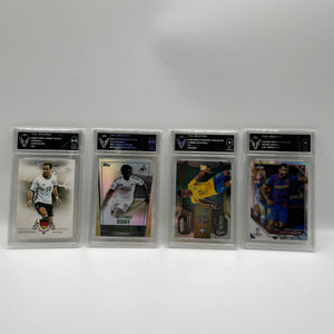 Graded Soccer Cards Lot x4 - Aguero, Gotze, Martinelli FRENLY BRICKS - Open 7 Days