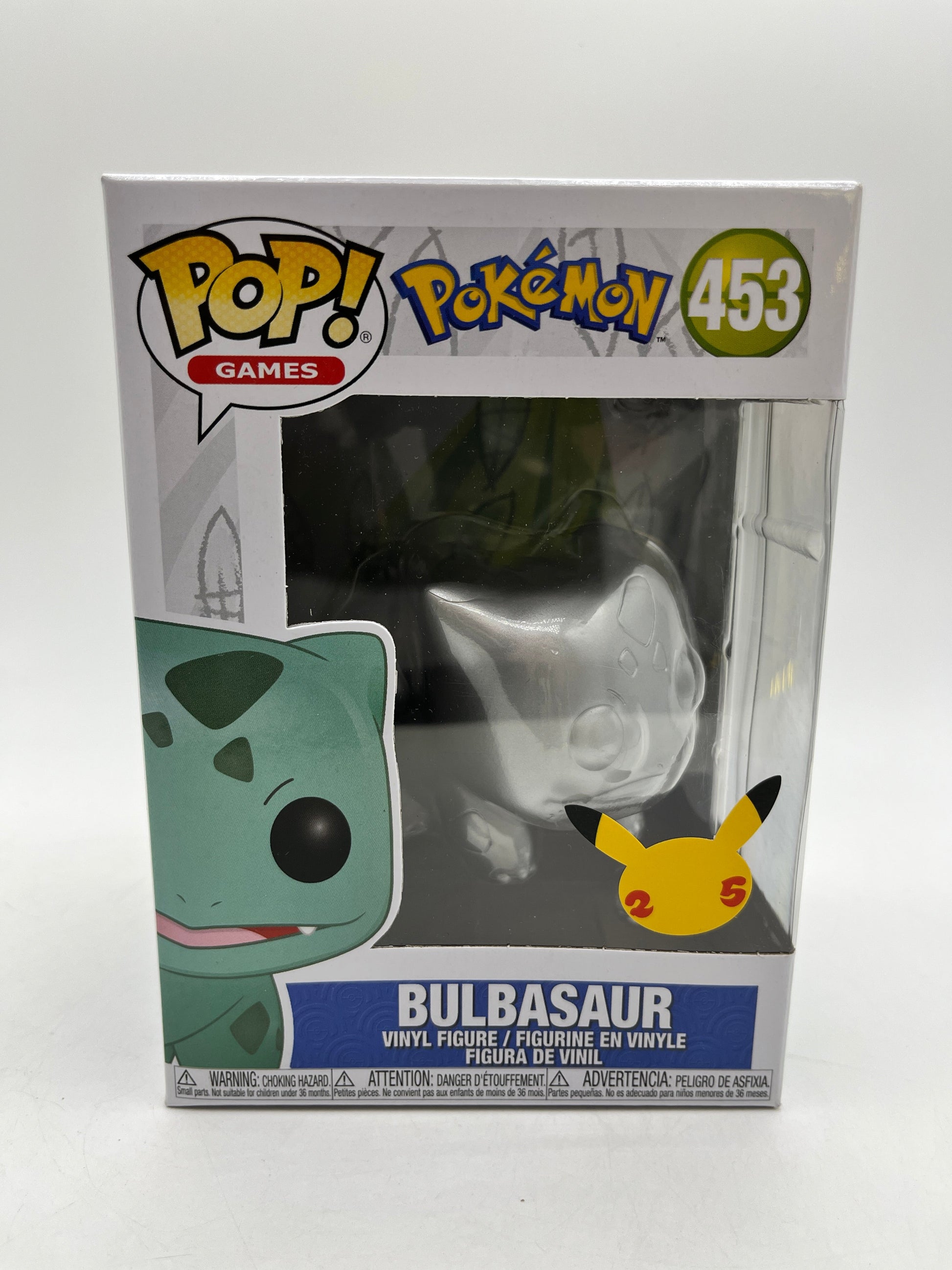 Funko POP! Games Pokémon- Bulbasaur #453 - 25th Anniversary Edition FRENLY BRICKS - Open 7 Days