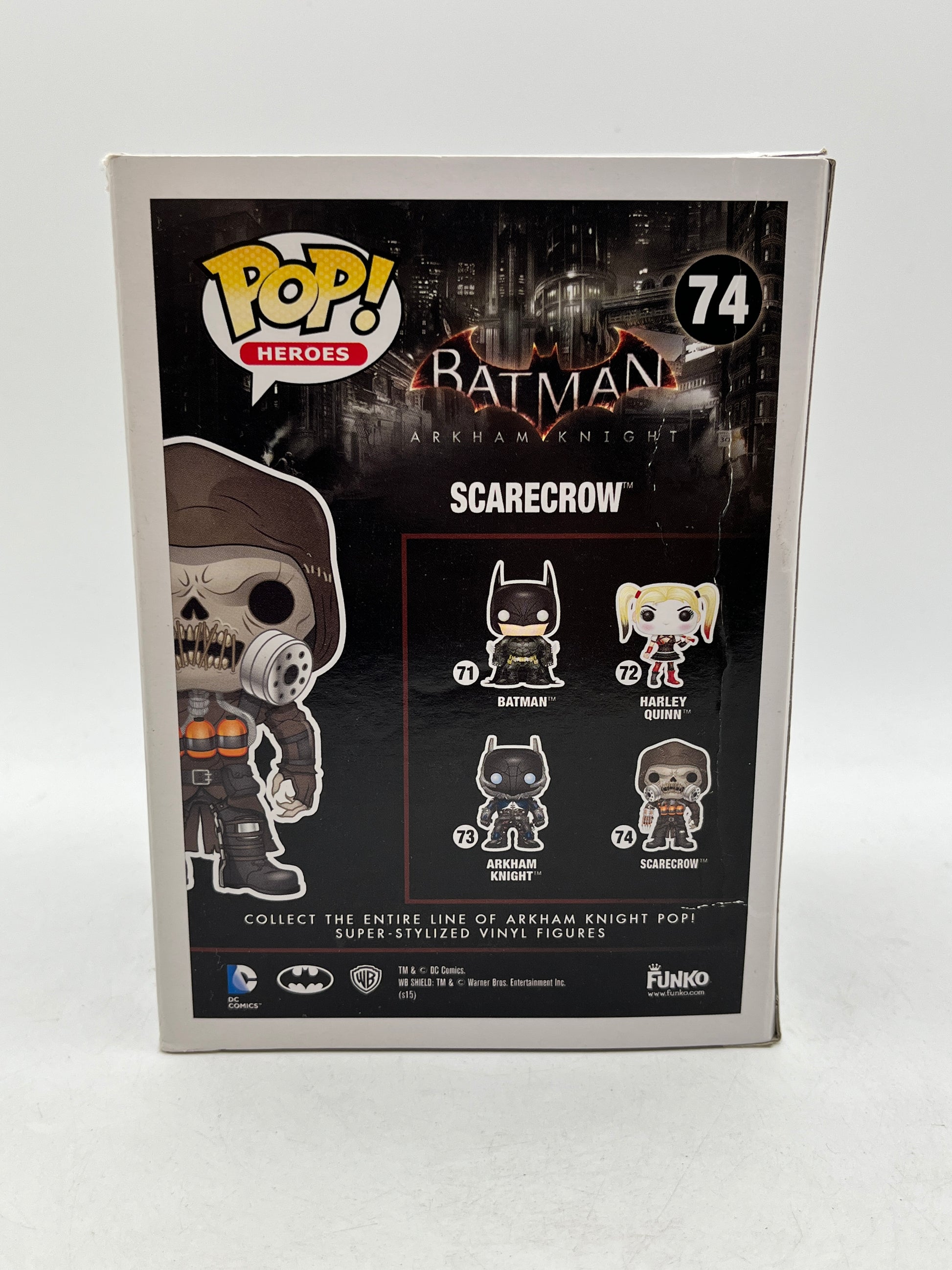 Funko POP! Heroes - Batman Arkham Knight - Scarecrow #74 - Vinyl Collectable