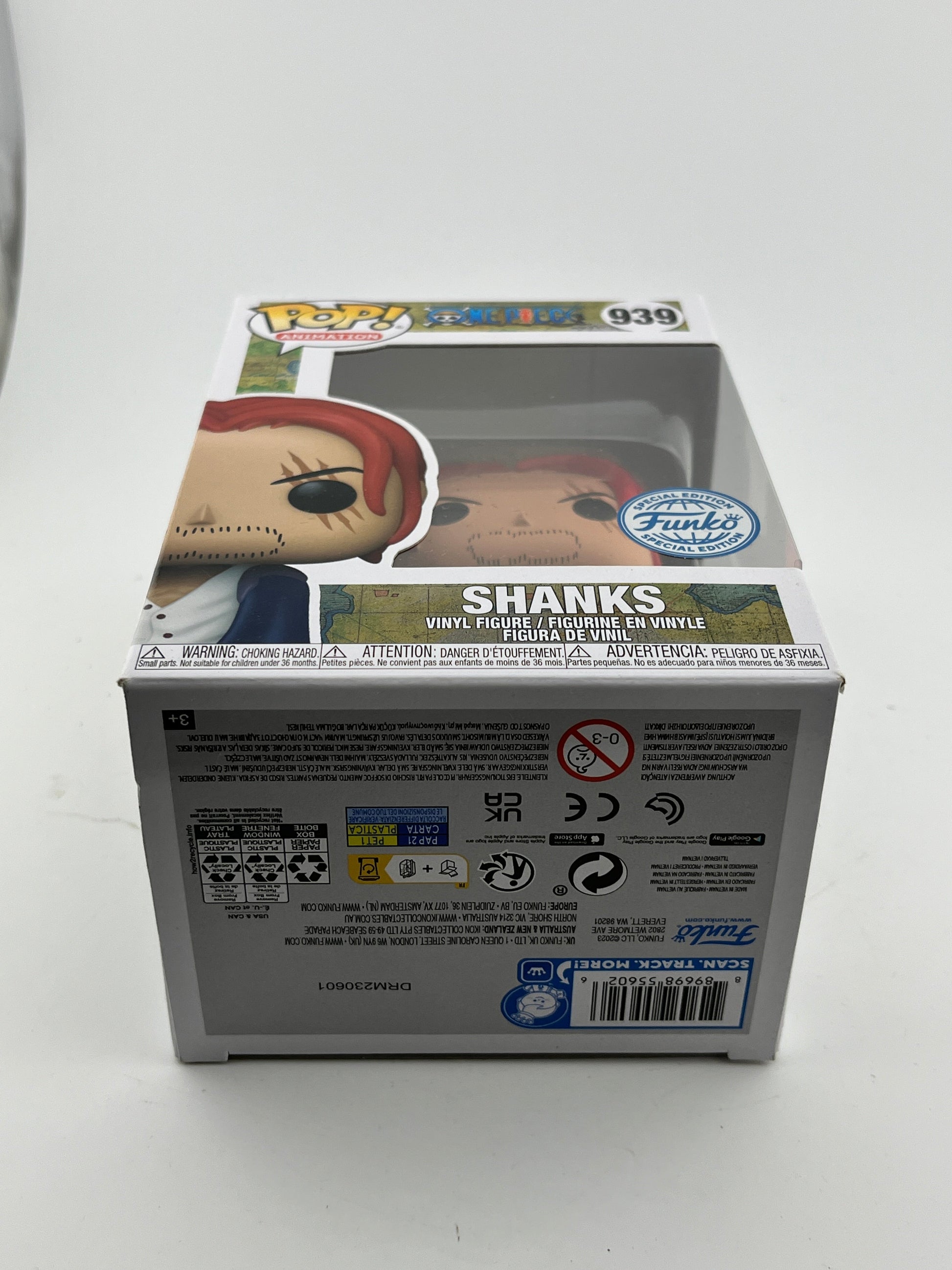 Funko POP! Animation One Piece - Shanks #939 - Special Edition - Vinyl Collectable FRENLY BRICKS - Open 7 Days