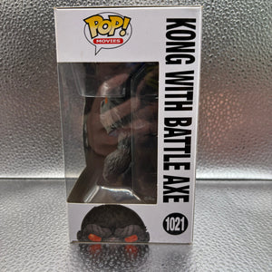 Funko Pop Vinyl #1021 Movies Kong With Battle Axe FRENLY BRICKS - Open 7 Days