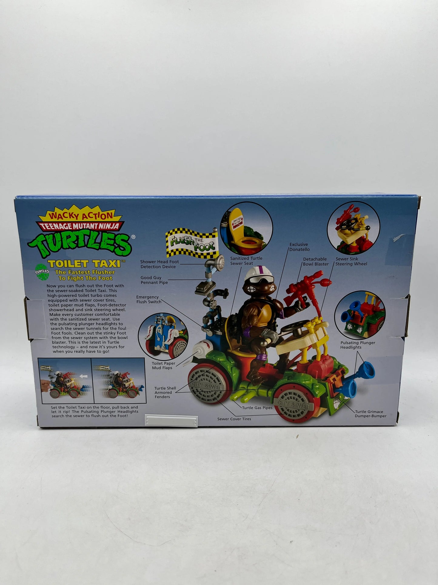 Teenage Mutant Ninja Turtles Toilet Taxi TMNT Exclusive Donatello 2024 Playmates - Sealed FRENLY BRICKS - Open 7 Days
