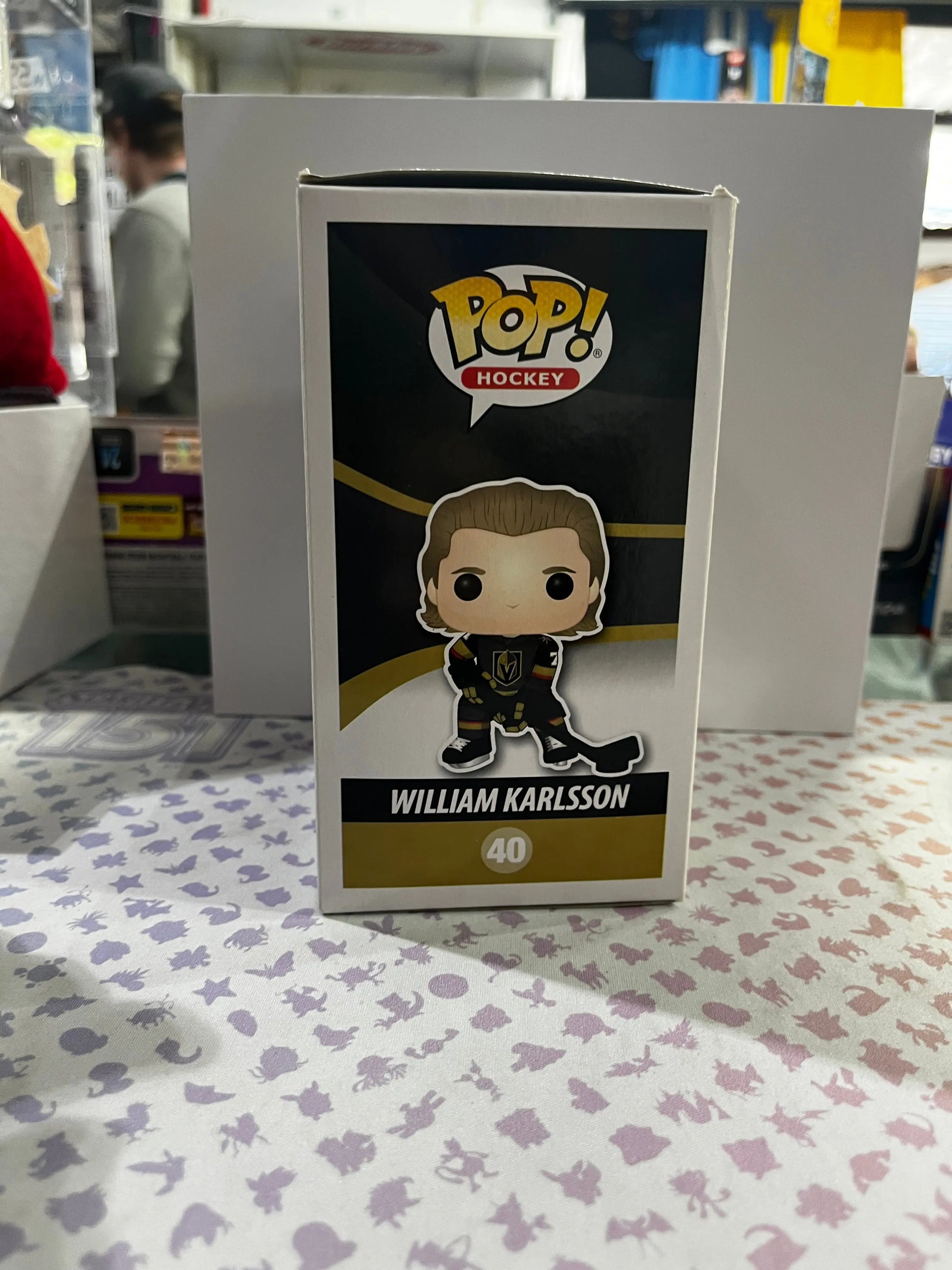 Funko Pop Vinyl Hockey Vegas Golden Knights William Karlsson #40 FRENLY BRICKS - Open 7 Days