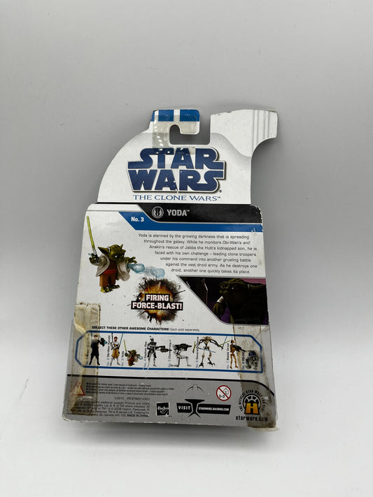 Hasbro Star Wars The Clone Wars No. 3 Yoda Figure New Sealed FRENLY BRICKS - Open 7 Days